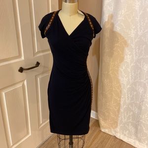 Carmen Marc Valvo dress size Small Navy cruise